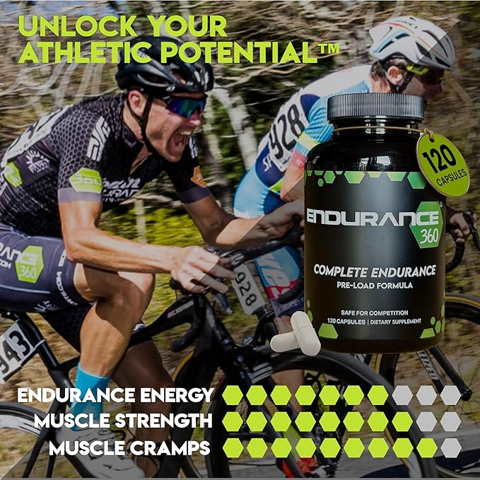 Complete with Electrolytes, Creatine and Beta Alanine - Fast Legs & Stamina, Leg Cramp Prevention, Oxygen Delivery with Rhodiola, Muscle Recovery, VO2 Max Boost, Lactic Acid Buffer