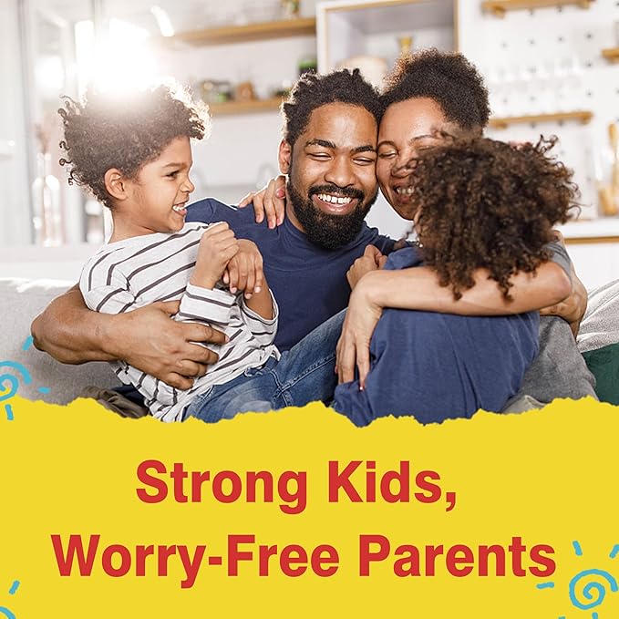 (2 Pack) Kids Multivitamin Gummies with Iron, Sugar Free, Kids Daily Vitamins + Probiotics, Algae Omega 3 (EPA/DHA), A, C, D, Methyl B12, Folate, B6, Zinc, Biotin, for Healthy Growth, Immune Support