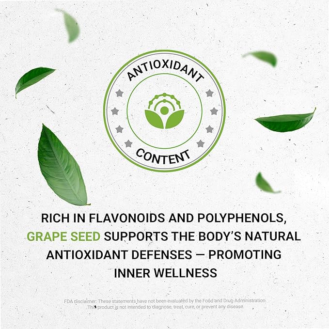 Secrets of the Tribe Grape Seed Tincture Alcohol-Free Liquid Extract, Grape (Vitis Vinifera) Dried Seed (2 FL OZ)