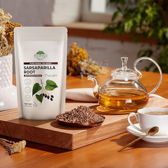 2 oz. Sarsaparilla Root Herbal Tea (Smilax Glabra) - 56g Sasperella Root Herb Raíz De Zarzaparella