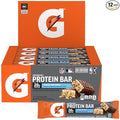 Gatorade Whey Protein Bars, Cookies & Crème, 2.8 oz bars (Pack of 12, 20g of protein per bar)