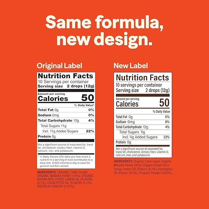 Wedderspoon Organic Manuka Honey Drops, Lemon & Bee Propolis, 20 Count (Pack of 1) | Genuine New Zealand Honey | Perfect Remedy For Dry Throats