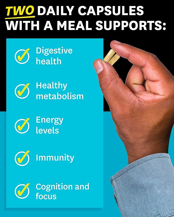 Zenwise Health Probiotics for Men - 35 Billion CFUs Daily Probiotic for Men's Digestive Health - Green Tea Extract, Meriva, and Chromium Picolinate for Microbiome Balance + Antioxidant Support - 30 CT