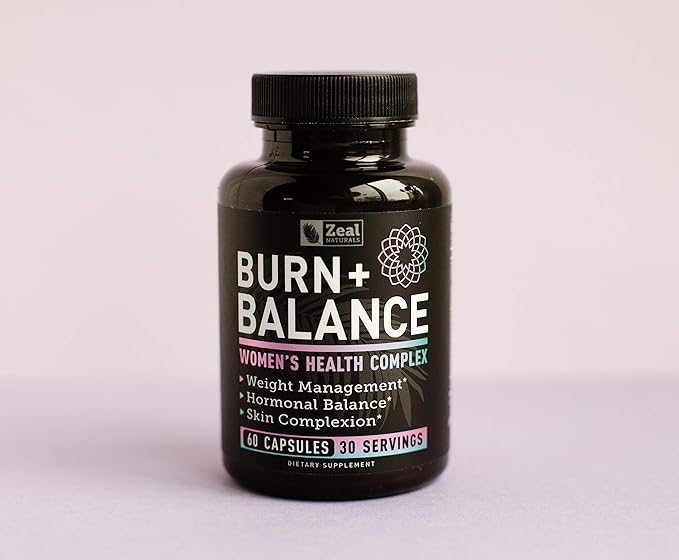 Zeal Naturals Weight Loss Support for Women + Daily Balance Vitamins (Iron, Vitamin D, Setria®, Folate) Premium Diet Support Pills for Women+ Multivitamin and Hormone Support