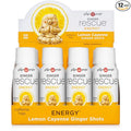 Ginger Rescue Shots by The Ginger People – Energy Boosting, Caffeine Free Energy, Digestive Heath, Lemon & Cayenne Flavor, 2 Fl Oz (Pack of 12)