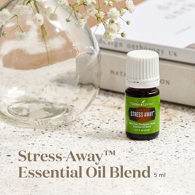Young Living Essential Oil Blend | Refreshing & Soothing Aroma | 100% Pure Essential Oil for Home, Work, & Personal Use | Stress Away | 5 ml