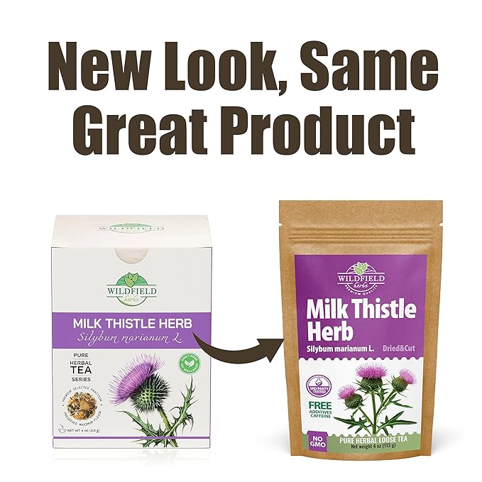 4 oz. Milk Thistle Herb Dried Milk Thistle Herbal Tea (Silybum Marianum) - 113g Herb Tea Cardo Mariano