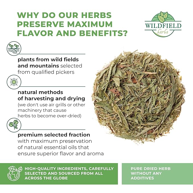 4 oz. Dried Stevia Leaves Herbal Tea (Stevia Rebaudiana) - 113g Leaf Leaves Herb Tea Estevia