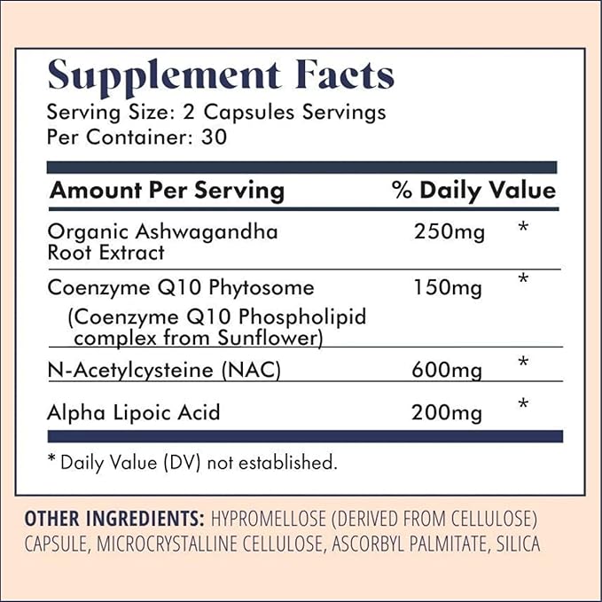 Fertility Booster for Men & Women | Conception Support for Healthy Egg Quality, Sperm Motility and Strength | Dietitian-Formulated | Ashwagandha, CoQ10 & NAC, 3rd Party Tested, 30 Servings