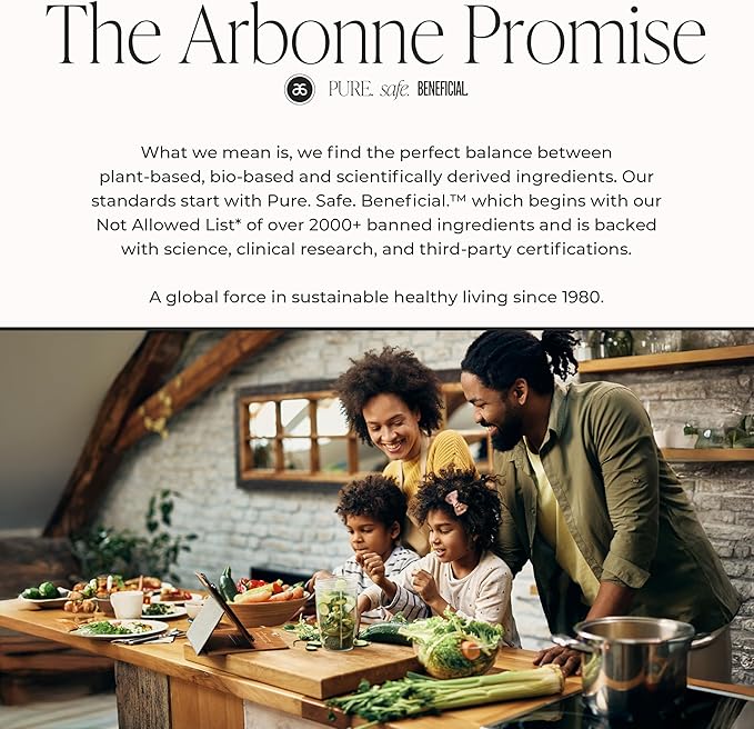 Arbonne GreenSynergy Elixir – Citrus-Flavored Greens Powder with 13 Digestive Enzymes, Vegan Collagen Builder, Probiotics, and Prebiotics – Supports Gut Health and Digestion – 30 Stick Packs