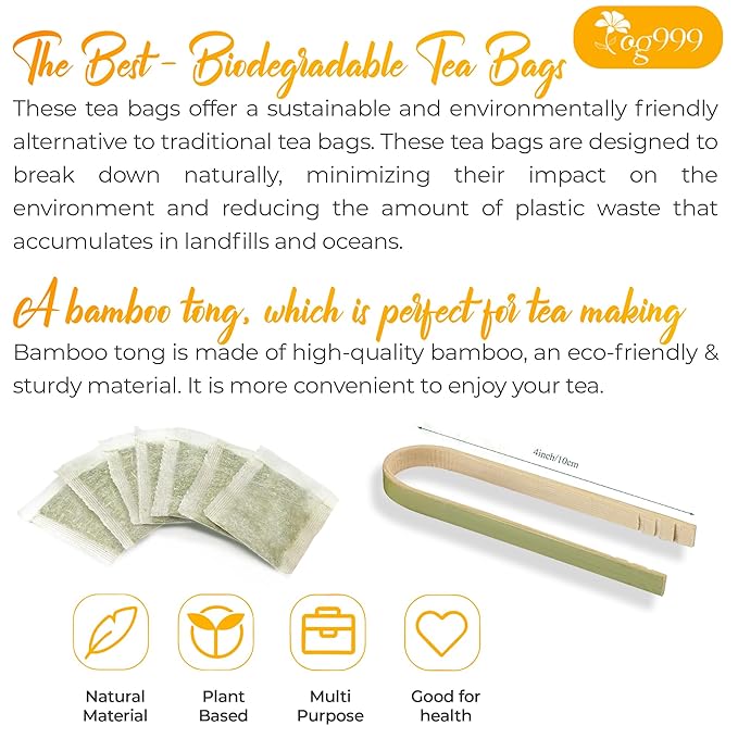 120 Tea Bags - Anti-Inflammaheb Loose Leaf Tea, 100% Natural from Ginger, Turmeric, Peppermint, Black Pepper, Cinnamon. Made with Natural Material Tea Bags. No Sugar, No Caffeine, No Gluten, Vegan.