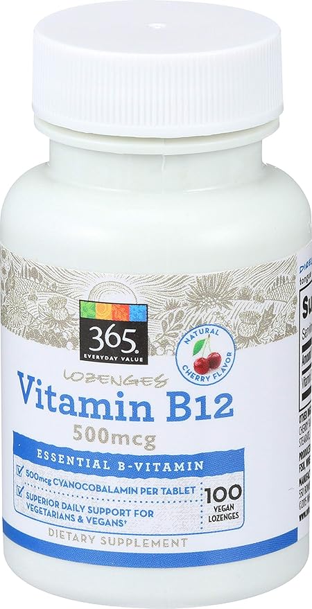 365 by Whole Foods Market, Vitamin B12 500mcg Lozenges, 100 ct
