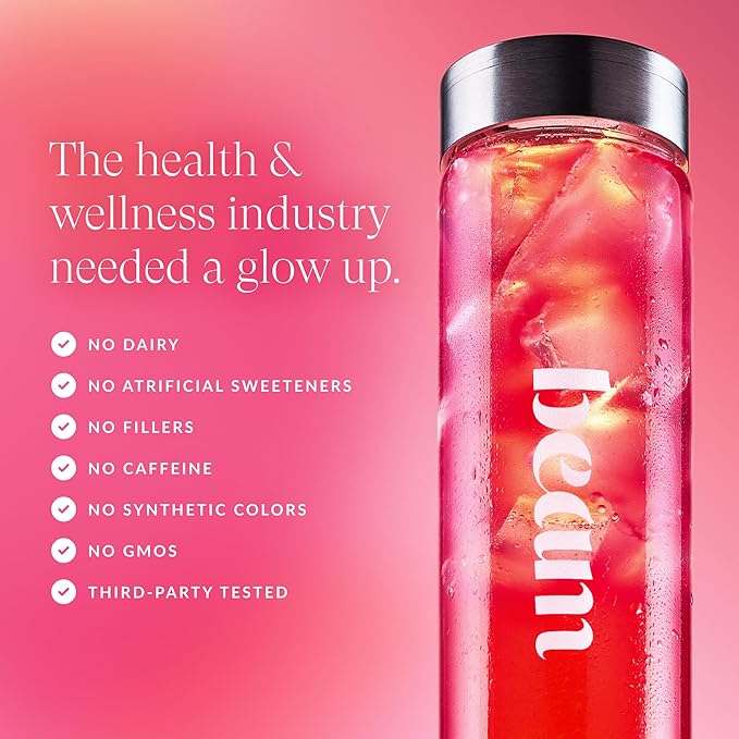 Beam Glow, Hormone Balance for Women, Cortisol Support for Women, Thyroid Support Powder with Selenium, Bromelain and Chasteberry, PMS Relief, Hair Skin & Nails, Health and Wellness Gift, 30 Servings