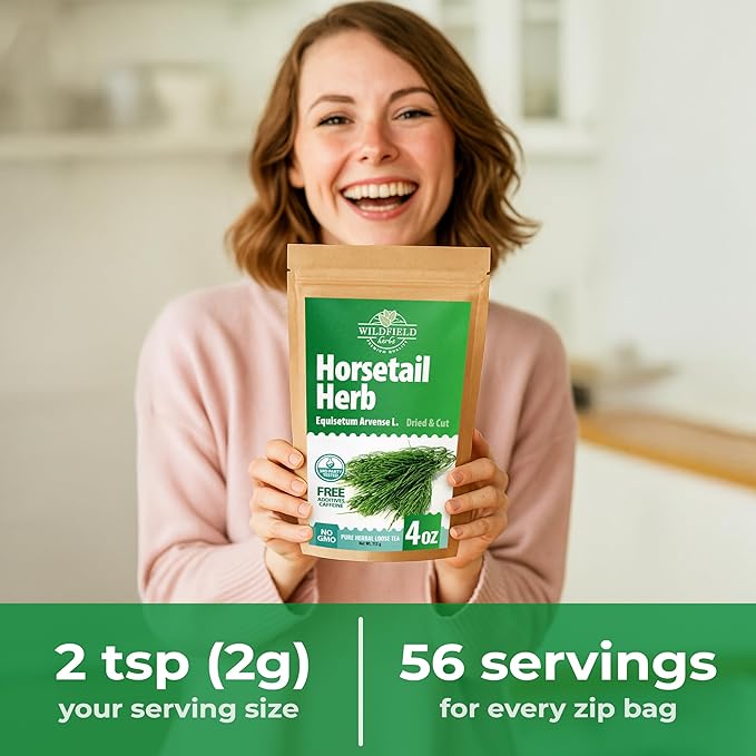 4 oz. Horsetail Herb Horsetail Tea Cola De Caballo Hierba Horse Tail (Equisetum Arvense) - 113g Herb Tea Horse Tail