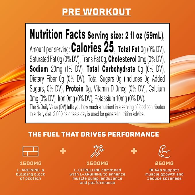 Syncron Pre Workout Sports Drink Endorsed by Shohei Ohtani, Aluminum Bottled, Sugar Free with L Arginine, L Citrulline & BCAAs, Pre Workout Energy Shot, Watermelon Kiwi, 6 Pack, 2 oz