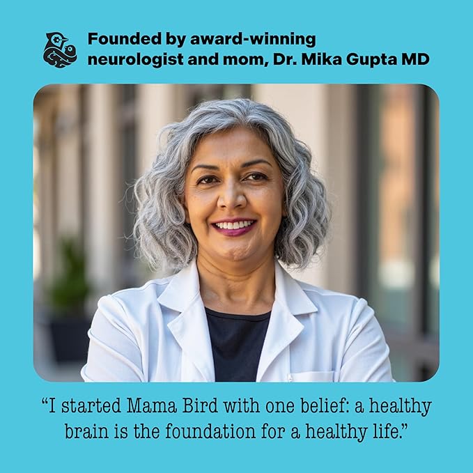 Mama Bird - Prenatal Multi+ No Iodine or Iron (30 Servings) Prenatal Vitamins for Women - 30+ Essential Nutrients, Baby Brain Health - L-Methylfolate & Probiotics - Vegan, Gluten Free, Non GMO