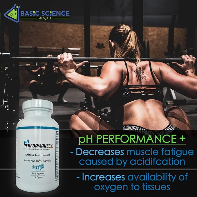 pHAlo pH Performance Plus - Pre Workout Endurance with Post Workout Recovery, Decrease Muscle Fatigue and Caffeine Free Sodium Bicarbonate and Potassium Bicarbonate Buffers to Increase Endurance