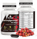 Energy Supplement Geranylgeraniol GG 300mg, Trans-Geranylgeraniol Supplement with Vitamin E for CoQ10, Annatto-Derived GG - Energy Supplements for Men, 120 Softgels