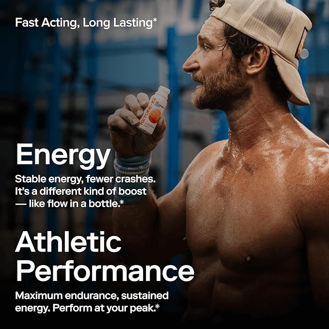 Ketone-IQ Ketone Energy Shots - 100mg Green Tea Caffeine, 5g Exogenous Ketones, and B Vitamins - 24 On The Go Caffeine Shots - Fast Acting Energy Drink (Green Apple)