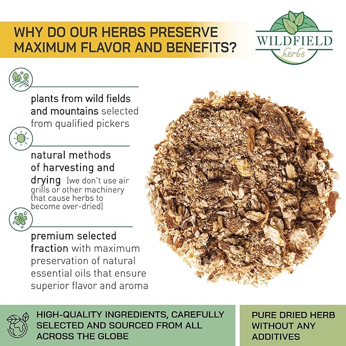 100 Bags Dandelion Root Tea Dandelion Tea Herbal (Taraxacum Officinale) - 100 Count 1.5g Bags Dried Herb Raíz De Diente De León