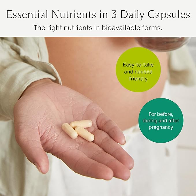 Needed. Multivitamin for Prenatal | Prenatal Multi Essentials Capsule - Pregnancy, Breastfeeding, Postpartum | Expertly-Formulated & Third-Party Tested, | 30-Day Supply