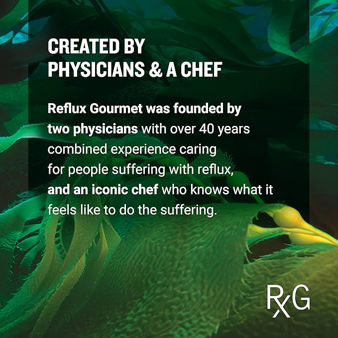 REFLUX GOURMET - Mint Chocolate Rescue All-Natural Alginate Therapy, Acid Reflux, GERD, LPR, Heartburn Relief, Made from All Natural Ingredients Considered Safe for Children and Pregnant Women