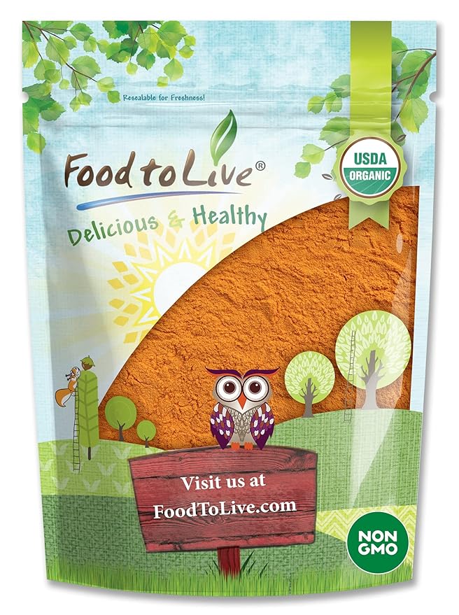Food to Live Organic Goji Berry Powder, 12 Ounces Non-GMO, Kosher, Vegan, Bulk, Contains Maltodextrin