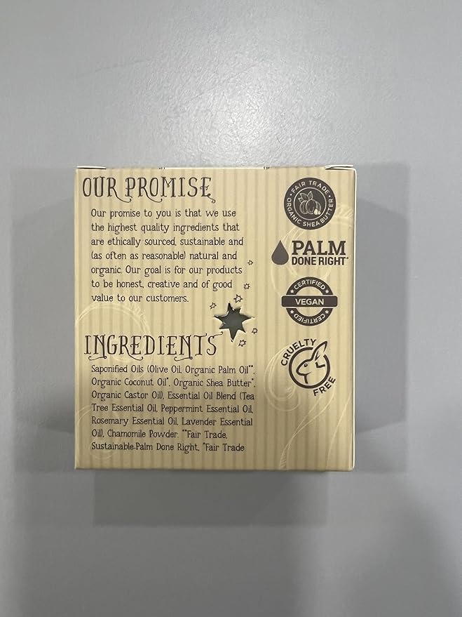 Varina Organic Lavender Variety Bar Soap - Gentle Cleansing for Sensitive Skin, Herbal and Mint - 10 Pack