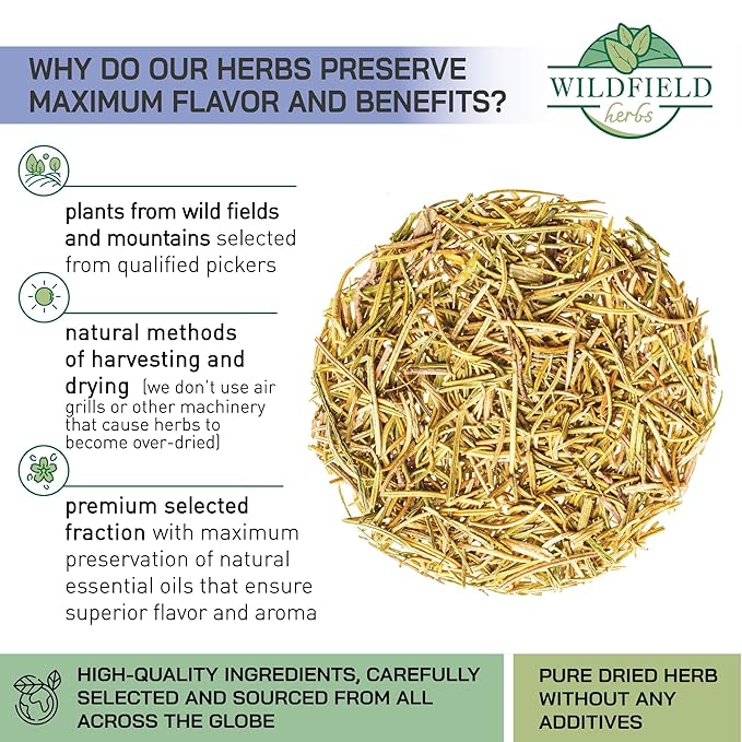 100 Bags Rosemary Tea Herbal Tea (Salvia Rosmarinus) - 100 Count 1.5g Bags Rosemary Herb Te De Romero