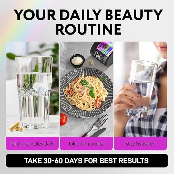 Biotin for Hair Growth Women & Men with Keratin, Collagen Complex 30000 mcg - Capsules for Hair Loss & Stronger Thickness - Skin & Nails Vitamins, Biotin 10000mcg and Collagen Supplements - 60 Pills