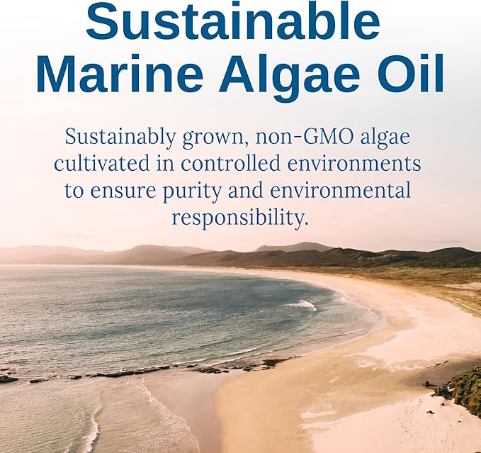 Xtendlife Vegan Omega 3 DHA & EPA - Potent Plant-Based Supplement from Marine Algae - Perfect for Vegans and Vegetarians - 30 Day Supply