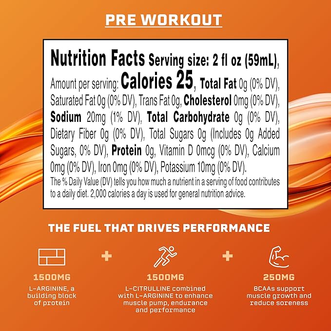 Syncron Pre Workout Sports Drink Endorsed by Shohei Ohtani, Aluminum Bottled, Sugar Free Pre Workout Drink with L Arginine, L Citrulline & BCAAs, Pre Workout Energy Shot, Grapefruit, 6 Pack, 2 oz