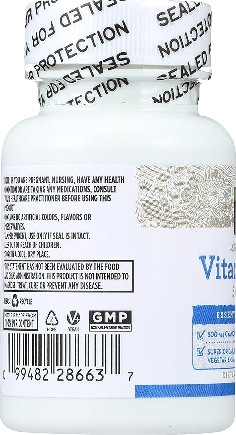 365 by Whole Foods Market, Vitamin B12 500mcg Lozenges, Cherry Flavor, 50 ct
