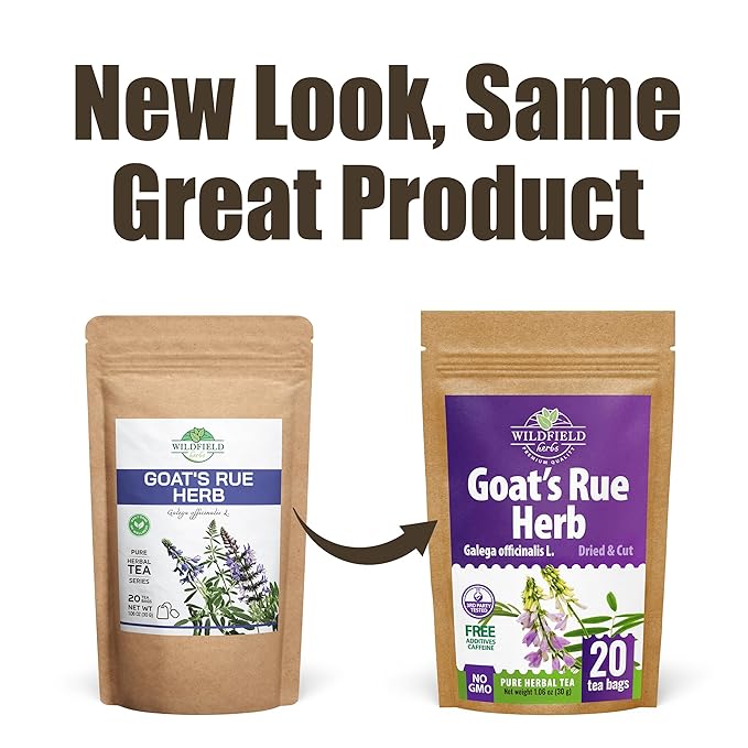 20 Bags Goat’S Rue Goat'S Goats Rue Herb Tea (Galega Officinalis L.) - 20 Count 1.5 g Tea Bags Blood Sugar French Lilac Ruda De Cabra