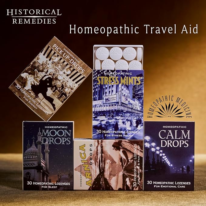 Calm Drops Homeopathic Lozenges (6 Pack)| Natural Care for Emotional Relief, Vegan & Gluten-Free Organic Vanilla Flavor Drops to Promote Relaxation and a Sense of Calm