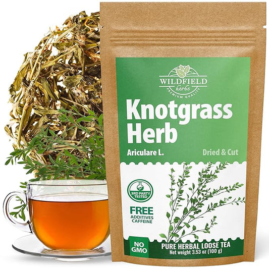 3.5 oz. Common Knotgrass Herbal Tea (Polygonum Aviculare) - 100g Pigweed Herb Tea