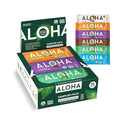 ALOHA Organic Plant Based Protein Bars - 6 Flavor Variety Pack - 12 Count, 1.9oz Bars - Vegan Snacks, Low Sugar, Gluten-Free, Low Carb, Paleo, Non-GMO, Stevia-Free, No Sugar Alcohol Sweeteners