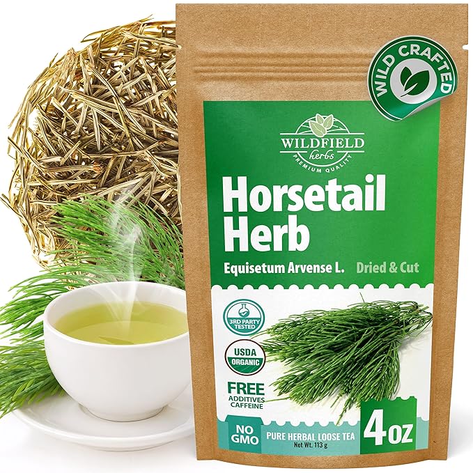 4 oz. Horsetail Herb Horsetail Tea Cola De Caballo Hierba Horse Tail (Equisetum Arvense) - 113g Herb Tea Horse Tail