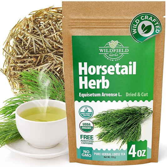 4 oz. Horsetail Herb Horsetail Tea Cola De Caballo Hierba Horse Tail (Equisetum Arvense) - 113g Herb Tea Horse Tail