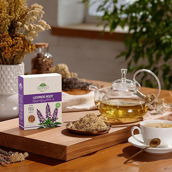 4 oz. Licorice Root Tea Liqorish Root Tea Herb (Glycyrrhiza Glabra) - 113g Bags Licorice Roots Raiz De Regaliz