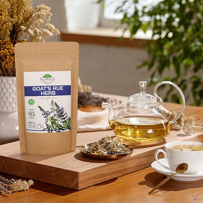 20 Bags Goat’S Rue Goat'S Goats Rue Herb Tea (Galega Officinalis L.) - 20 Count 1.5 g Tea Bags Blood Sugar French Lilac Ruda De Cabra