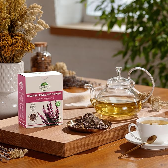 4 oz. Dried Heather Flowers And Leaves Herbal Tea (Calluna vulgaris) - 113g Brecina flores y hojas