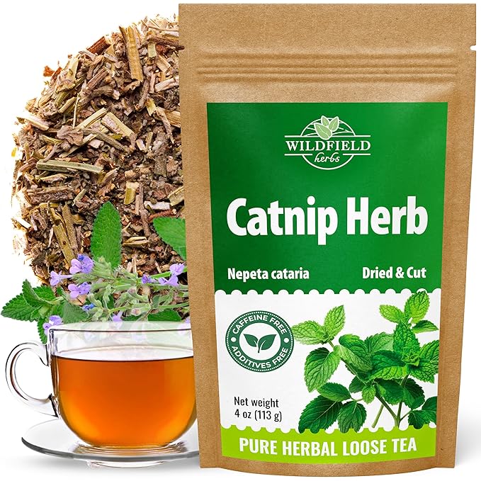 4 oz. Catnip Tea Catnip Herb Tea (Nepeta L.) - 113g Cat Nip Herb Hierba Gatera