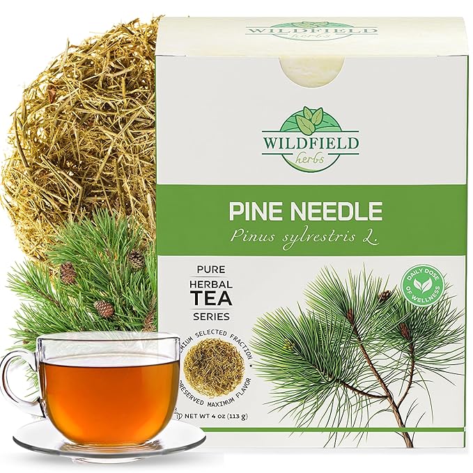 4 oz. Pine Needle Tea Dried Pine Needles Herb Tea (Pinus Koraiensis) - 113g Dried Needle Leaf Aguja De Pino