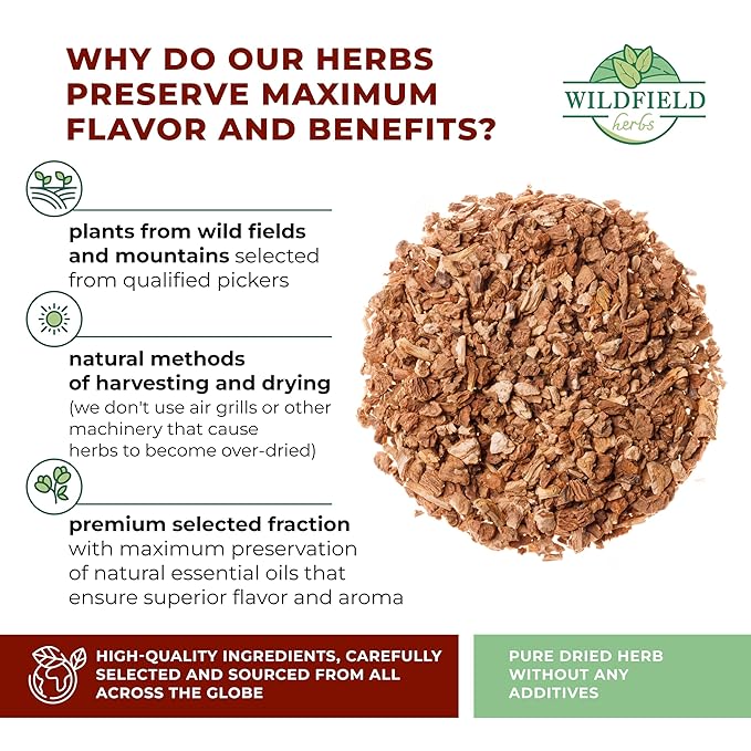 50 Bags Sarsaparilla Root Tea Herbal Tea (Smilax glabra) - 50 Count 1.5g Bag Sasperella Root Herb Tea raíz de zarzaparella