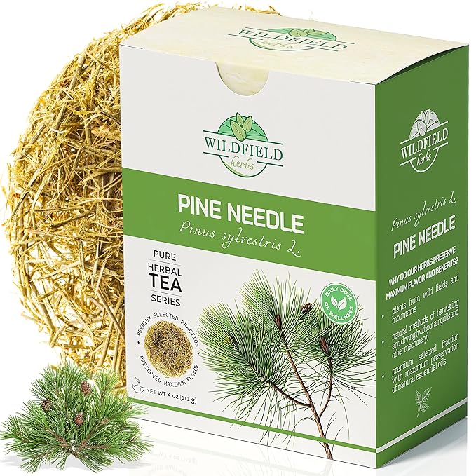 4 oz. Pine Needle Tea Dried Pine Needles Herb Tea (Pinus Koraiensis) - 113g Dried Needle Leaf Aguja De Pino