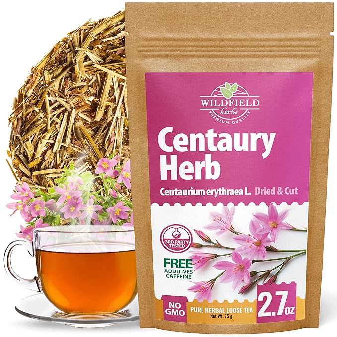 3 oz. Dried Centaury Herb Tea (Centaurium Erythraea L.) - 75g Centaurium Erythraea Herbal Tea Centauria Común