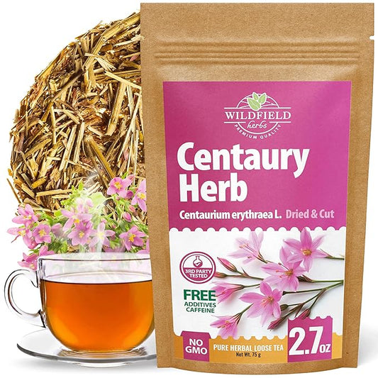 3 oz. Dried Centaury Herb Tea (Centaurium Erythraea L.) - 75g Centaurium Erythraea Herbal Tea Centauria Común