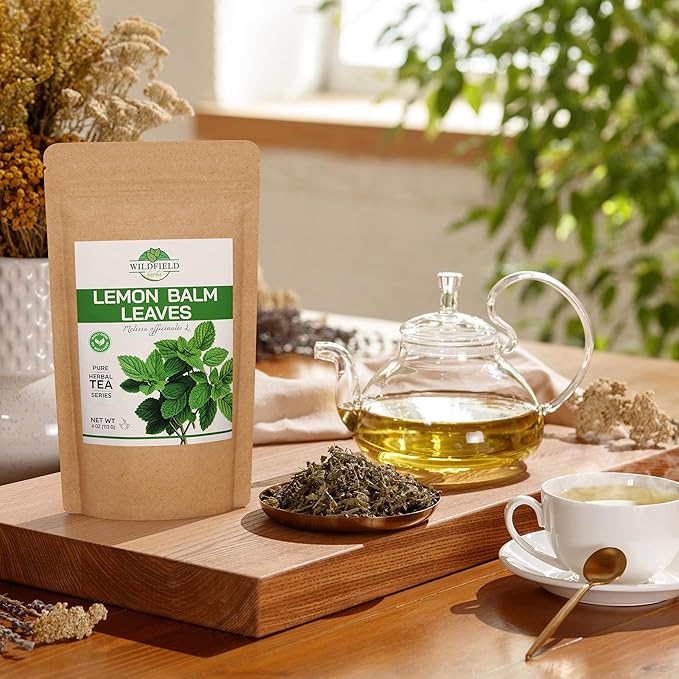 4 oz. Dried Lemon Balm Herb Frontier Loose Lemon Balm Tea Bags (Melissa Officinalis Tea) - 113g Melissa Herb Te De Toronjil