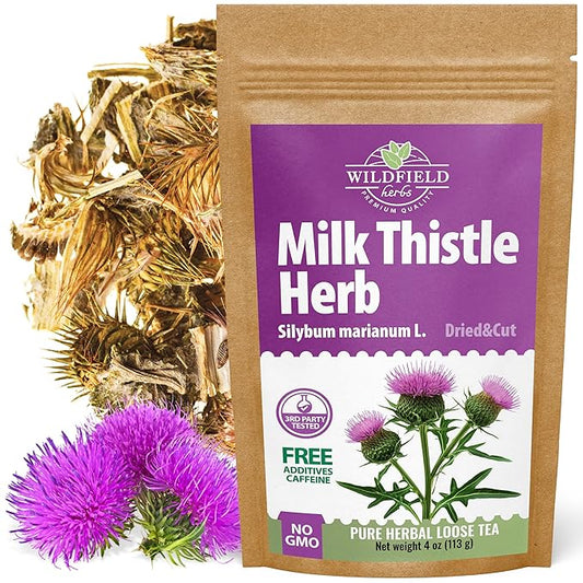 4 oz. Milk Thistle Herb Dried Milk Thistle Herbal Tea (Silybum Marianum) - 113g Herb Tea Cardo Mariano